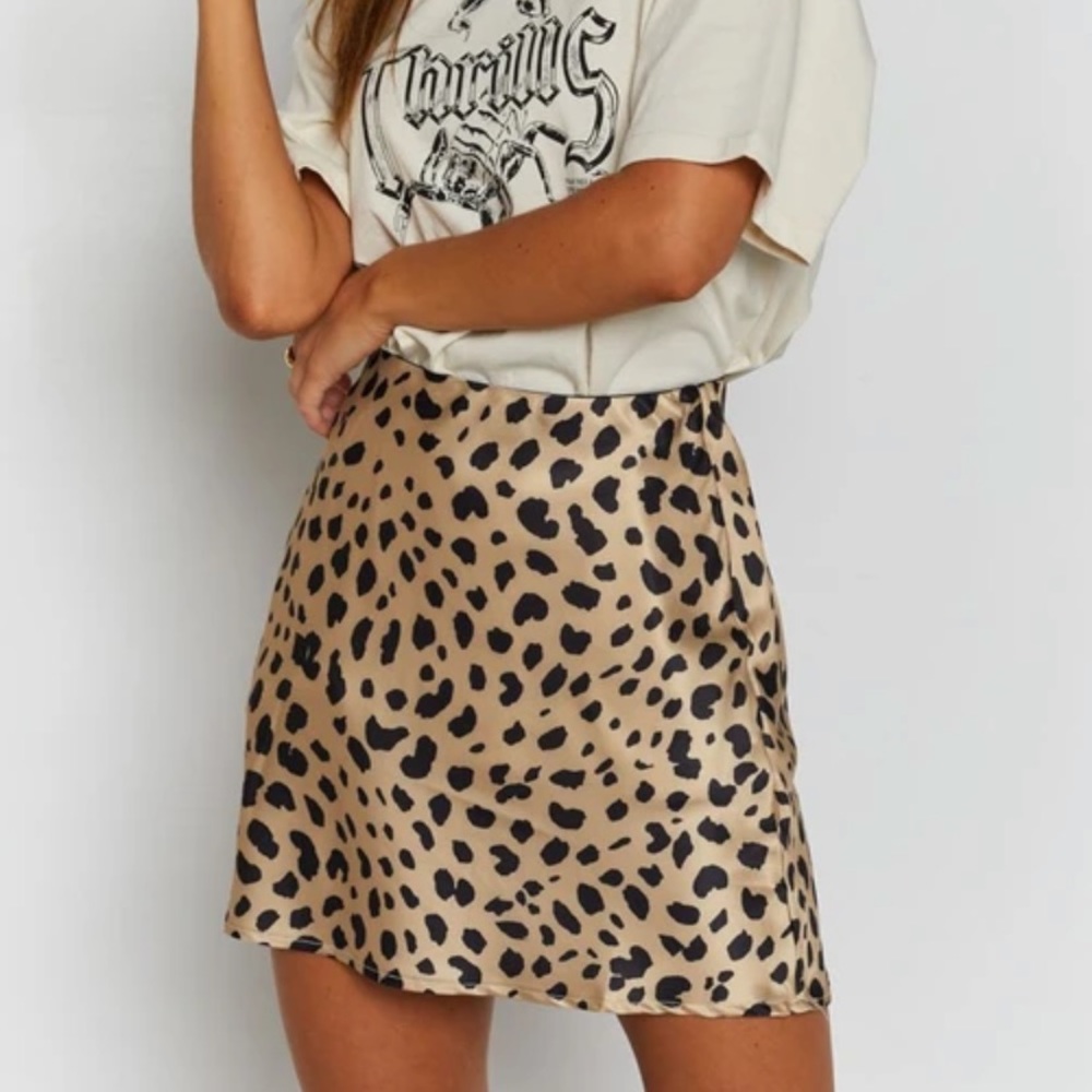 🔹New🔹Vintage Leopard Mini Skirt